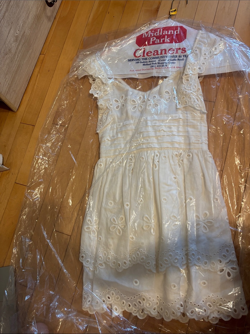 For Love And Lemons White Eyelet Tiered Sundress
